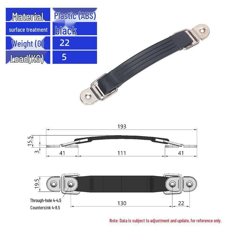 Переносной ящик для инструментов на колесах с выдвижной ручкой и пластиковой ручкой