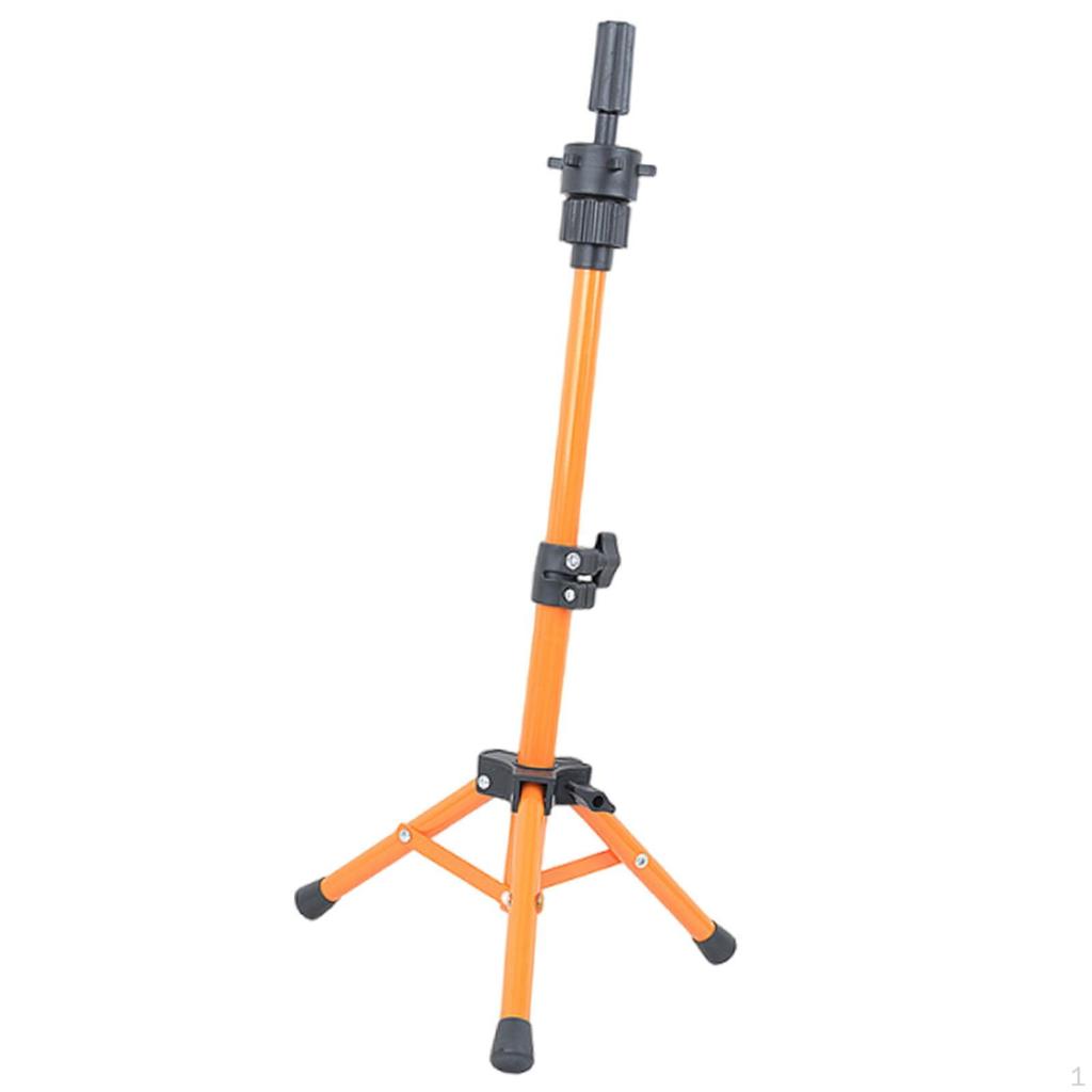 Mannequin Head Stand Adjustable Premium Portable Durability Wig Tripod Stable