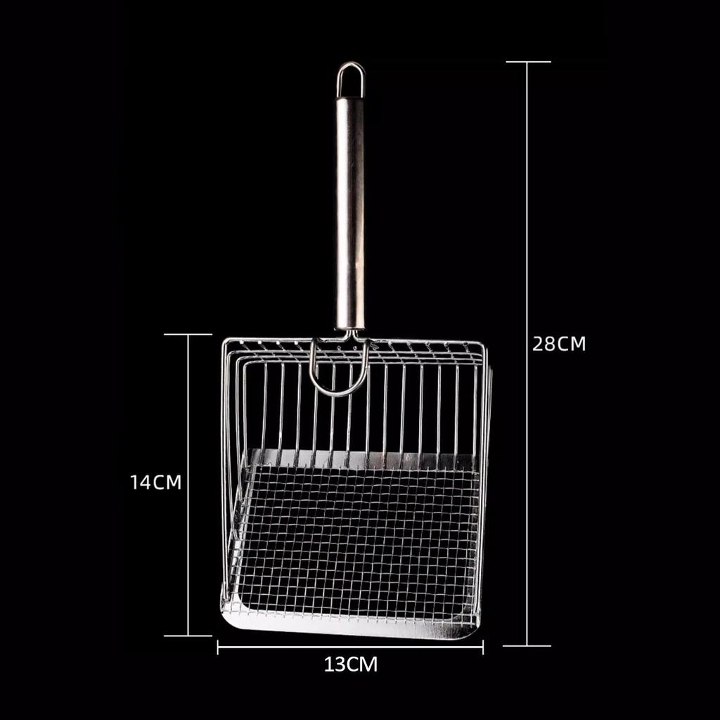 Cat Litter Scoop Sand Sifting Metal Kitty Pet Cleaning for Kittens