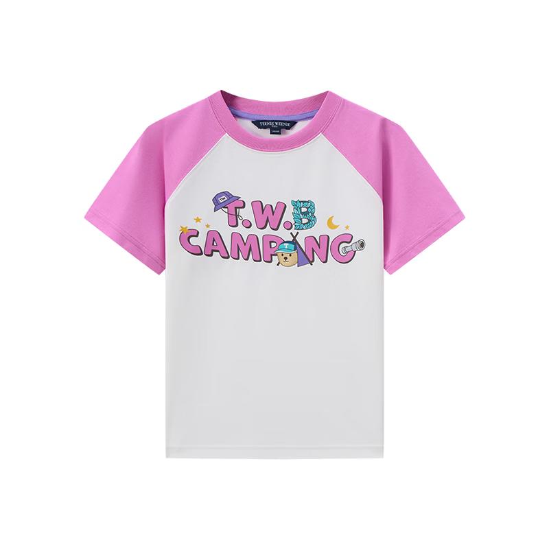 Teenie Weenie Kids Cooling Bear Raglan Moisture-Wicking T-Shirt 150
