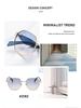 Polygon Metal Sunglasses: High-End, Versatile Retro Square Frame for European & American Street Style Fashion
