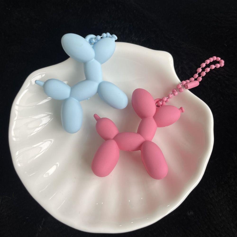 Ball Chain Cartoon Puppy Pendant Dog Balloon Puppy Keychain Creative   Gift