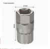 Bicycle Multi-Tool: Bottom Bracket, Freewheel, Derailleur Hanger, Chain Wrench - 3-in-1 Maintenance Tool