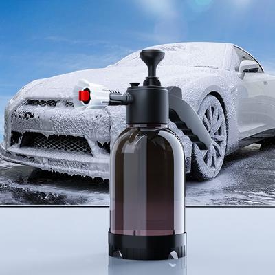 2L Hand Pump Foam Sprayer Pneumatic Washer Foam Snow Foam High Pressure Car Wash Spray Bottle for Car Home Cleaning