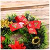 Christmas Mini Wreath Xmas Party Garland Gifts Decor Wall Door Hanging Ornament Window Props Layout Festival Decoration