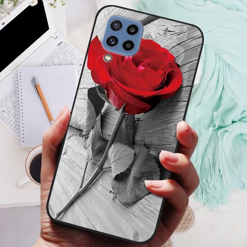 For Samsung M32 Case SM-M325F TPU Luxury Soft Fashion Silicone Phone Case For Samsung Galaxy M32 Coque Back Cover Fundas Shell