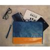 I.S. WILSON SERIES Tyvek 2WAY Clutch Bag Blue ITVK-3-BL