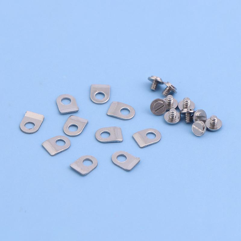 10 наборов Аксессуары для часов Фиксирующая деталь механизма Фиксирующие винты механизма Прокладка Аксессуары Для механизма часов Eta2836 2834 2824