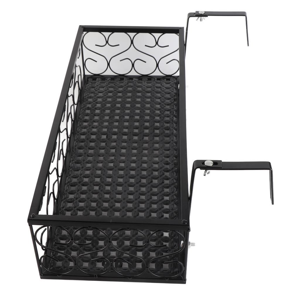 Balcony Flower Shelf Railings Hanging Windowsill Succulent Flower Shelf Flower Pot Wrought Iron