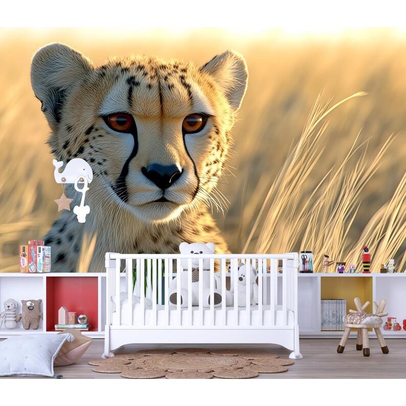 Cheetah tapestry 75x100 чёрный