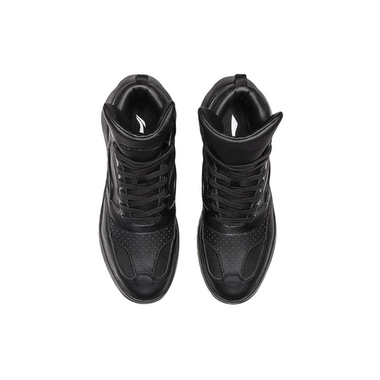 New LiNing CF Gold Age 2000 Cushioning Rebound High Top Casual Shoes Women's Black AGCQ194-2