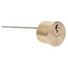 Copper Security Lock Round Anti Theft Interior Door Mechanical Lock Cylinder for Iron Wooden Safety Doors with 3 Keys
