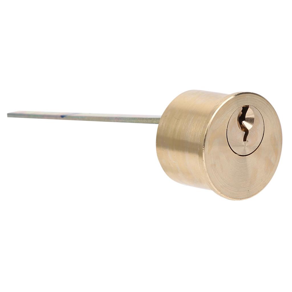 Copper Security Lock Round Anti Theft Interior Door Mechanical Lock Cylinder for Iron Wooden Safety Doors with 3 Keys