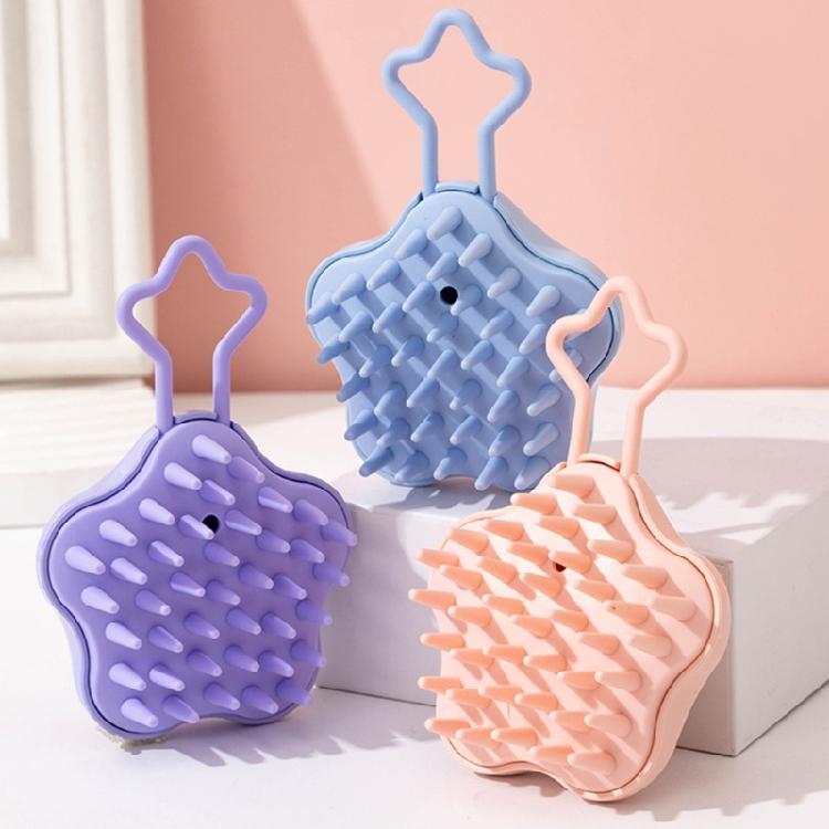 Silicone Scalp Massage Brush Shampoo Brush Body Scrubber Head Massage Brush Wet and Dry Shampoo Brush Bath Brush