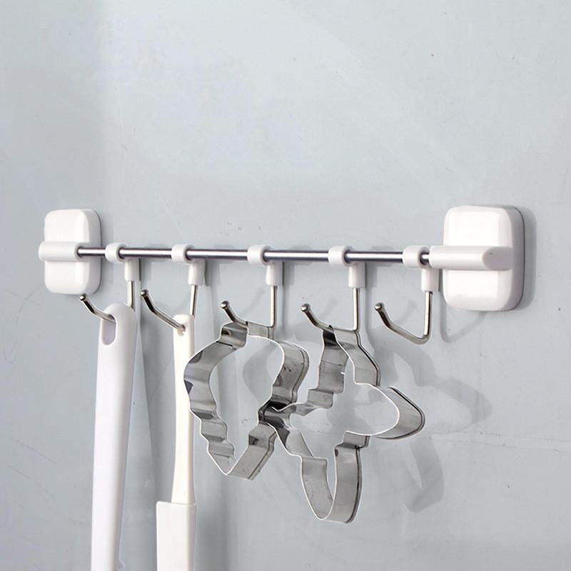 Hooks Magnetic Home Kitchen Plastic No Drill Installation Bathroom Saving Space