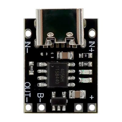 - 5Pcs TP4057 1A 3.7V Lithium Battery Charging And Discharging Board With Protection Type-C USB C Li-ion Battery Charging Board
