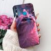 For Infinix Hot 8 Phone Case Hot 8 Lite Hot8 X650 X650C X650B X650D Elegant Floral Cat Pattern Black Silicone Soft TPU Cases