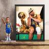 Brangdy Stephen Curry Autographed Framed Poster