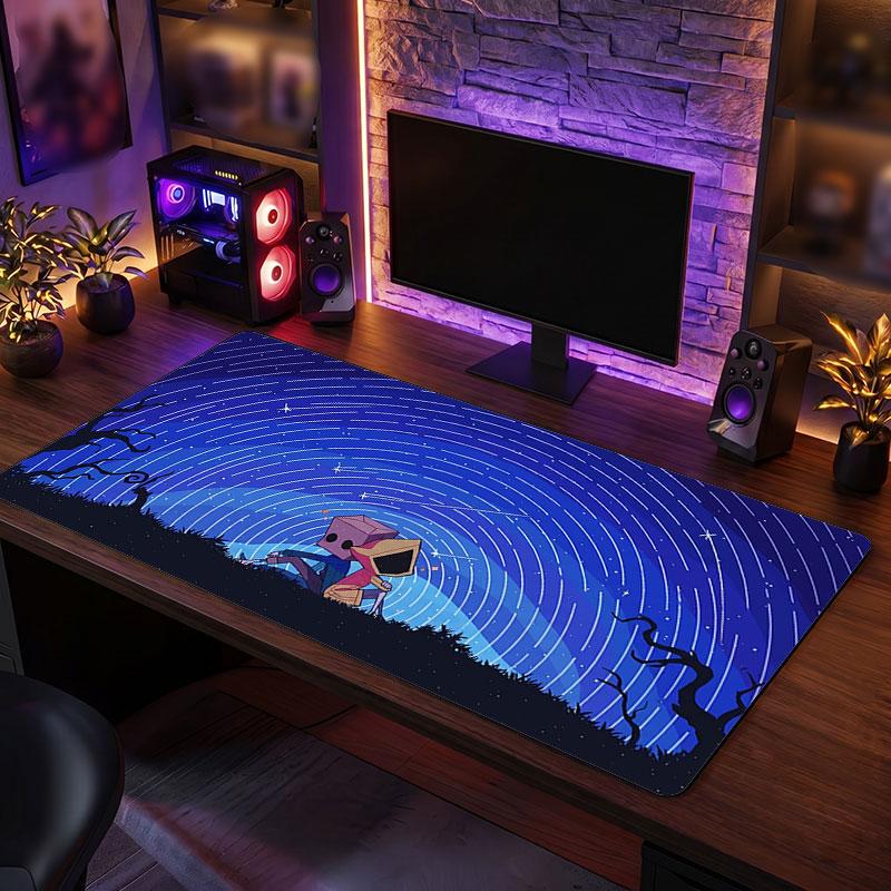 Big Mouse PadLittle Nightmares Six Mono Extended Soft Desk Mat Gaming Office Computer Table Decor Mat