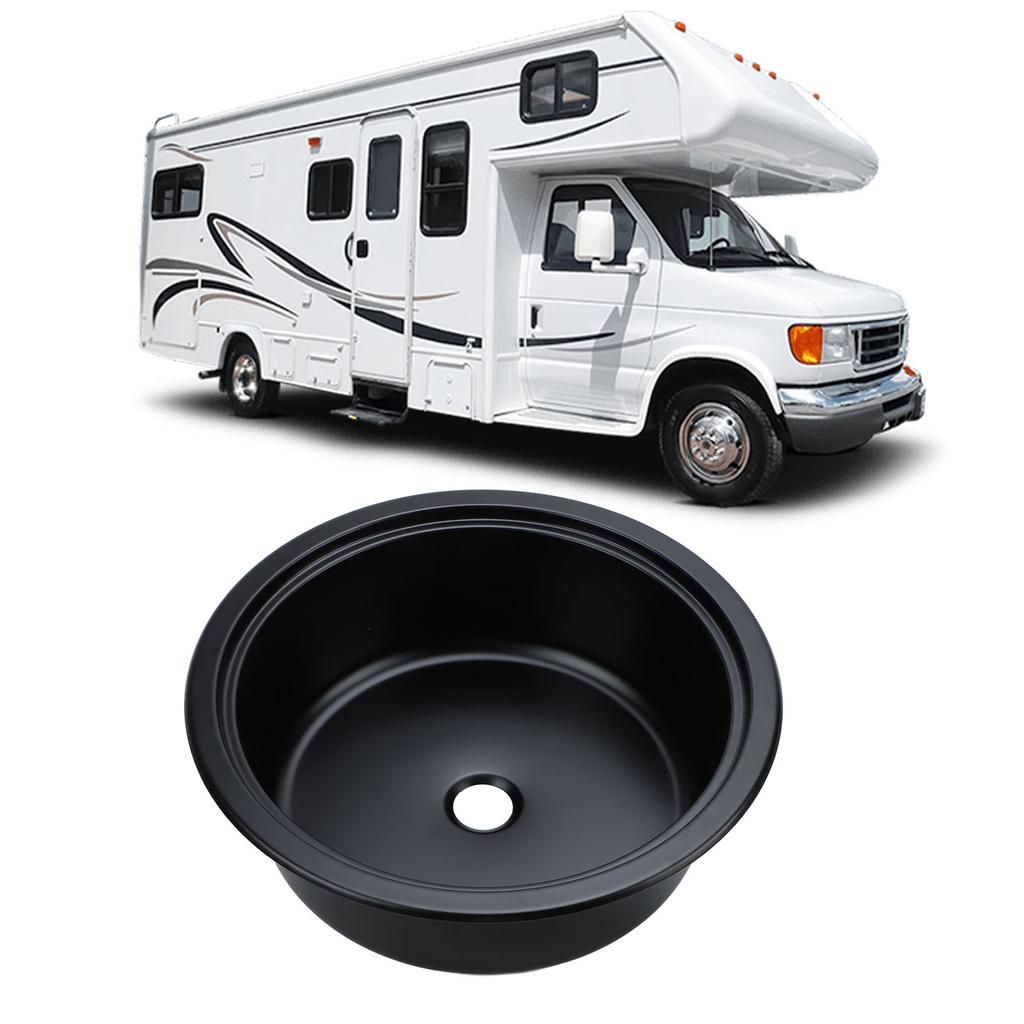 11.81 X 4.72in 304 Stainless Steel Round Sink Rustproof Easy To Maintain Bathroom Hand Wash Basin Fo