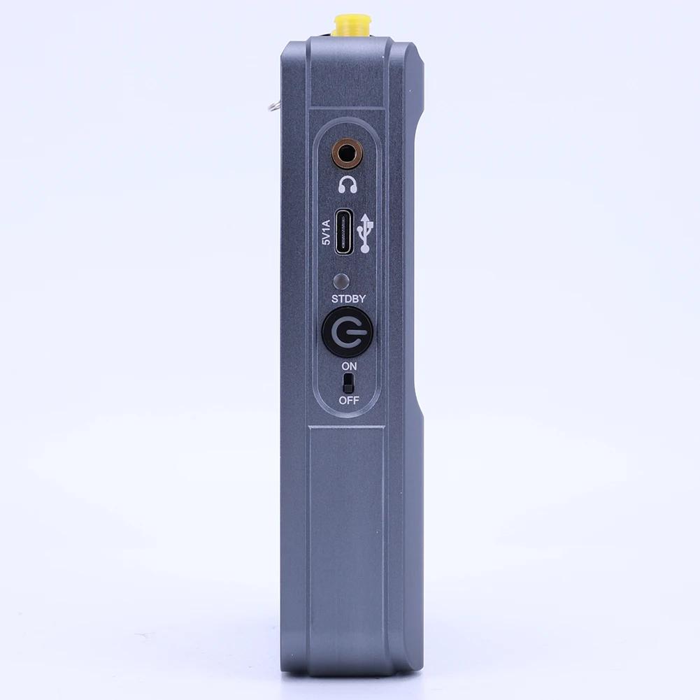 DSP2 SDR Malachite Radio Receiver Software Defined Radio Adjustable Filter 10kHz-2GHz AM SSB CW NFM WFM 5000mAh Battery