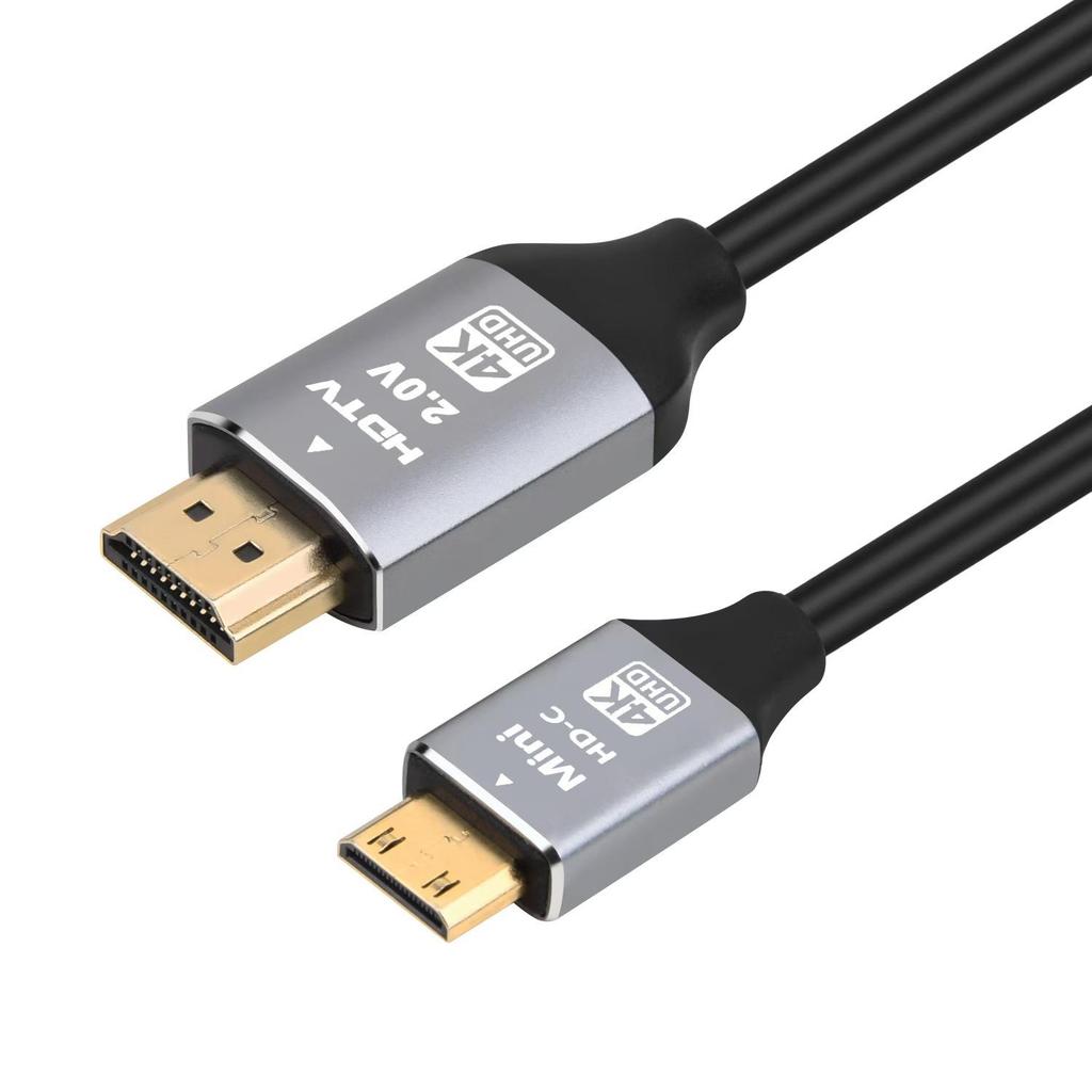 Mini HDMI to HDMI 4K 2.0 High-Definition Cable for Tablet, Computer, and Camera