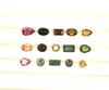 Natural Multi Tourmaline Mix Shape Cut Loose Gemstone Lot 10-15 Pcs 5 CT For Jewelry Making