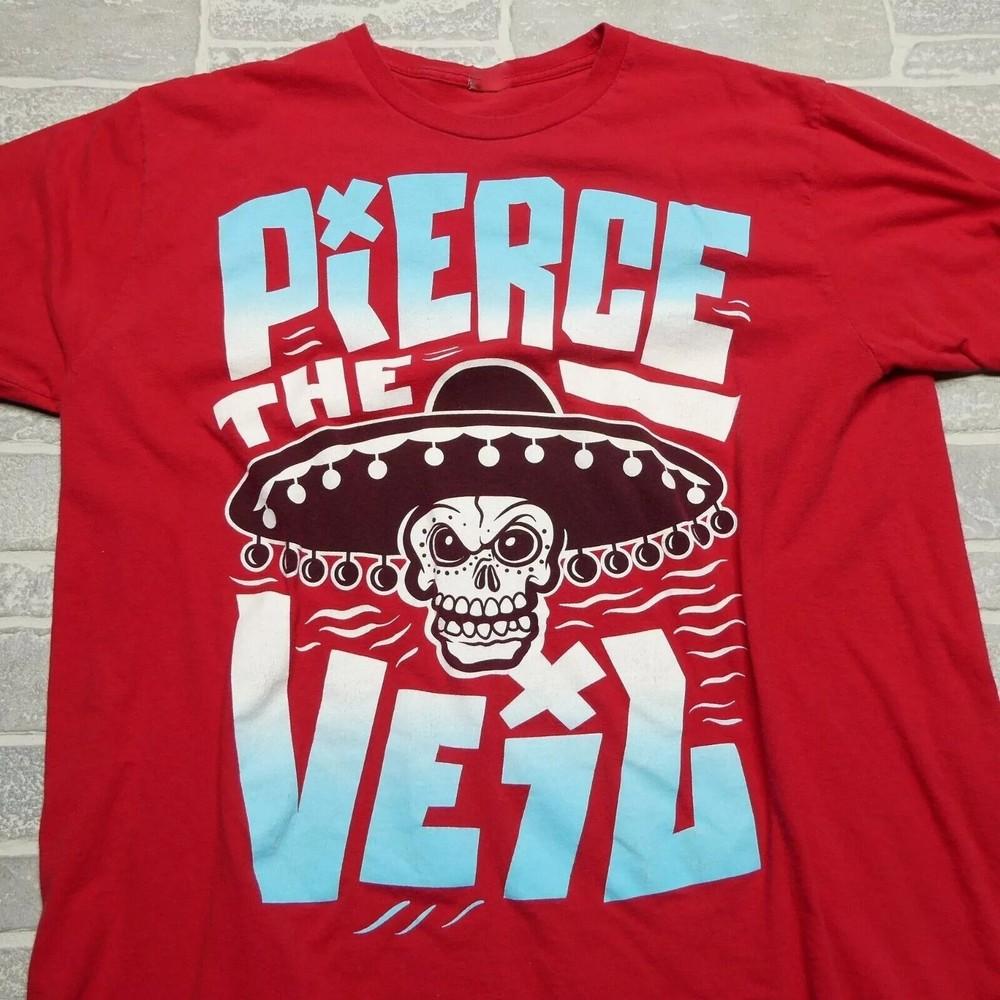 

Pierce The Veil Band Unisex Gift For Holiday TShirt Red All Size S5XL HRN113 Unisex T-Shirt XXL