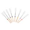 8Pcs Telescoping Extendable Marshmallow Roasting Sticks Marshmallow Sticks Kit Extending Roaster Smores Skewers Hot Dog Forks for Camping Fire Pit