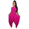 Pleated Sleeveless Wide-Leg Pants Two-Piece Set - European & American Style Women's Summer Outfit