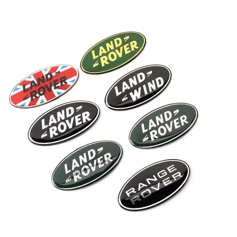 Car Aluminium Sticker Front Grille Tail Trunk UK Flag Emblem Car Sticker For Land Rover Discovery 3 4 Range Rover Freelander 1 2 YU0