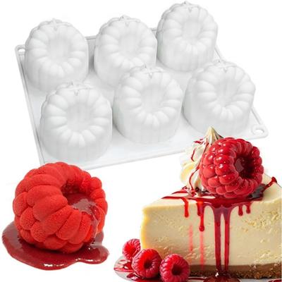 Himbeer-Mousse-Kuchenform Erdbeer-Banane Silikonformen zum Backen Pudding Dessert Schokolade Obstkuchen Dekorationswerkzeuge