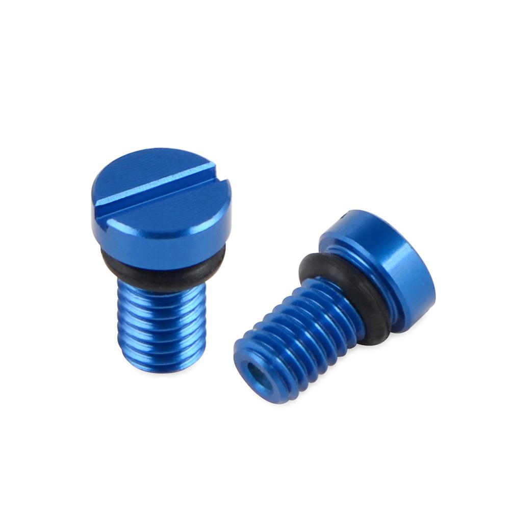 M5x 0.8 Aluminum Air Valve Cap Screw For Fork Honda CR CRF 80 85 125 250 450 R RX CRF250R CRF450R CRF250X 450X Motocross