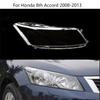 For Honda Accord 8 eight 2008 2009 2010 2011 2012 2013 front Car Headlight Cover Lens Shell Glass Lampcover Lampshade Headlamp