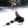 Alloy Helmet Lock with Two Keys,   Size, Portable Alu um Alloy Material, for Indian  2015 to 2018