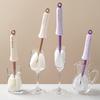Portable Household Cup Brush 2-in-1 Bottle Cleaning Brush Sponge Gifts Water Cup Cleaning Brush