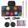 Electronic Drum Set with Speaker Hand Roll Drum Set 9 Pads Supports Various Audio Input 7 Drum