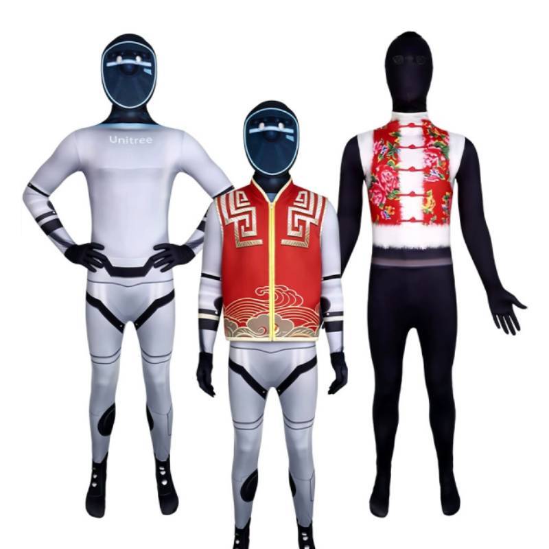 robots Dance Yangko Cosplay Costume With Polyester Fabric For Stage Performances