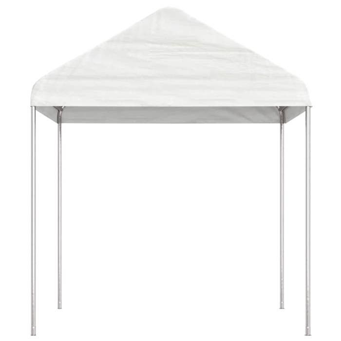 VidaXL Belvédère avec toit blanc 20,07x2,28x2,69 m polyéthylène, tente de fête, chapiteau, abri à auvent, pavillon, tente 3155509