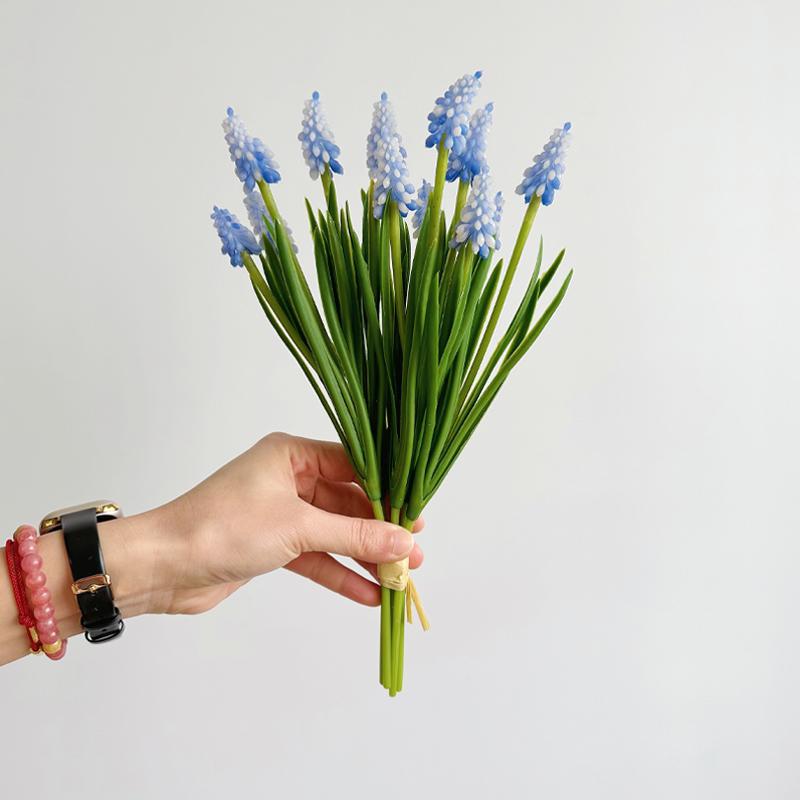 Modřence Umělá Květina Kytice Malá Umělá Modrá Hyacintová Dekorace Svatební Kytice Květinové Aranžmá