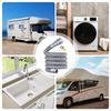 RV Dump Hose RV Hose Drain Pipe With Adjustable Adapter Secure Versatile Trailer Extension Solution For Outdoor Vacation Holiday