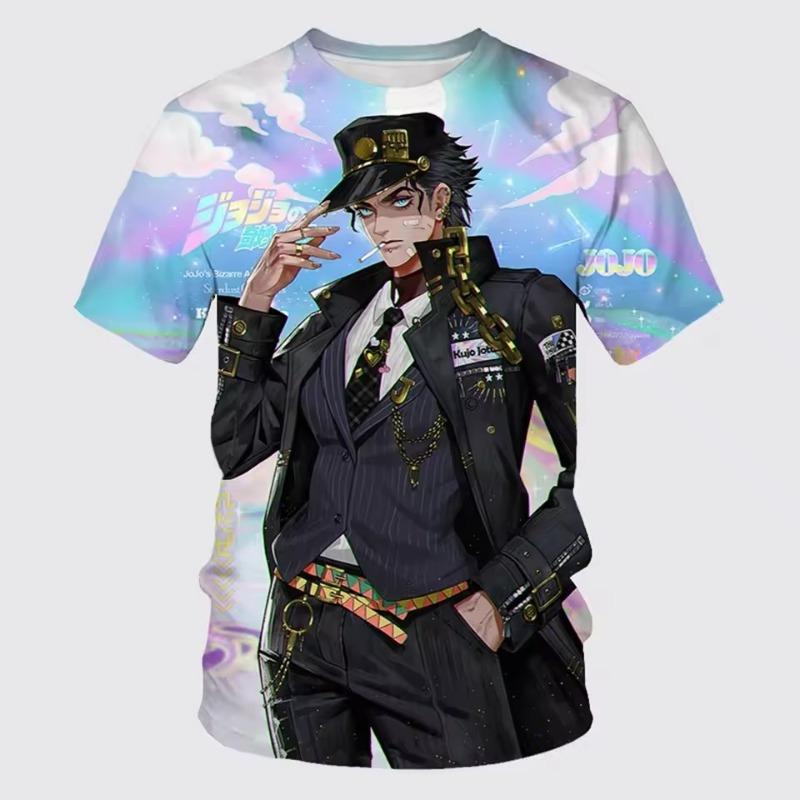Summer Fashion Men 3D Printed Harajuku T-shirt Neutral Hip-hop Casual Cool and Comfortable Short Sleeved Top