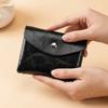Zipper Short Wallet Hasp Mini Purse Bag Portable Leather Small Coin Pouch  Shopping