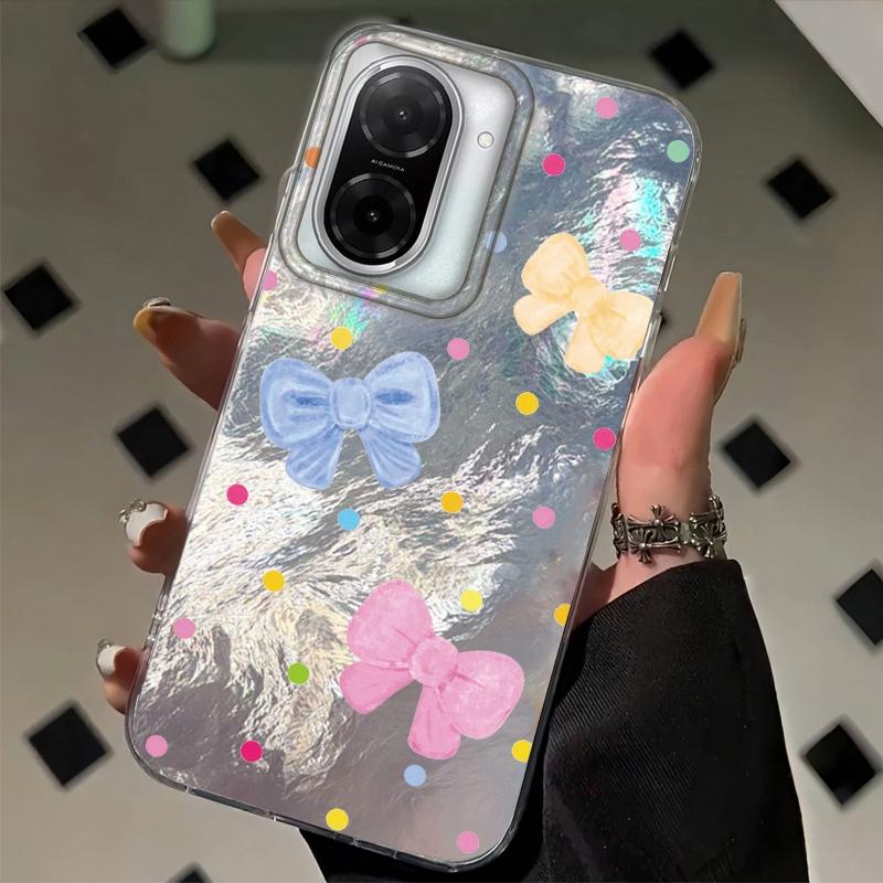 Cute Colorful Bow Heart Girls Case For Xiaomi Redmi Note 14 Pro 14C 13C 10 9A 9C 13 12 11 10S 9 8 Plus A5 A4 A3 A2 A1 Cover