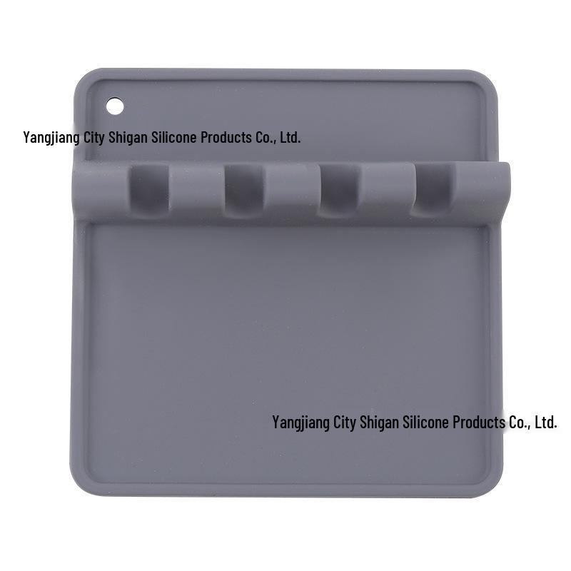 Silicone Pot Holder & Spoon Rest - Kitchen Countertop Mat & Lid Stand