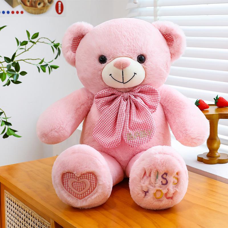 New Bow Tie Big Bear Plush Toy Valentine's Day Gift Confession Doll Teddy Bear Sleeping Doll