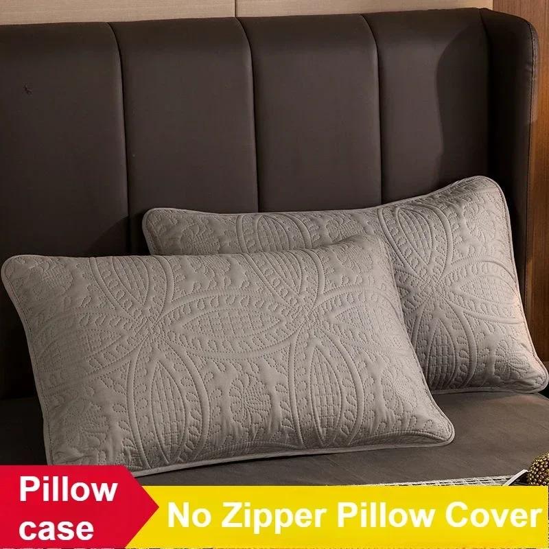 

Waterproof Pillowcase Cotton Oil Antibacterial Anti-mite Pillow Protective Case Home Decoration Latex Pillows Cover 48x74cm 74x48cm - 1PC