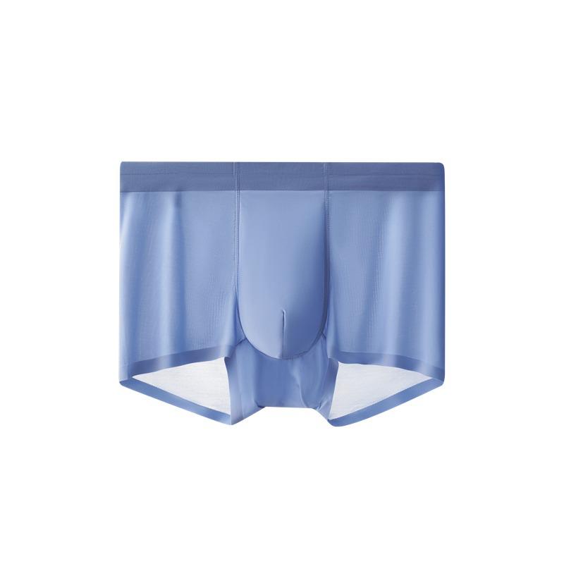 Herren Coole Eis seide Mittelhohe Nahtlose Unterwäsche - Atmungsaktiv, Hohe Elastizität, Antibakteriell, Dünnes Design