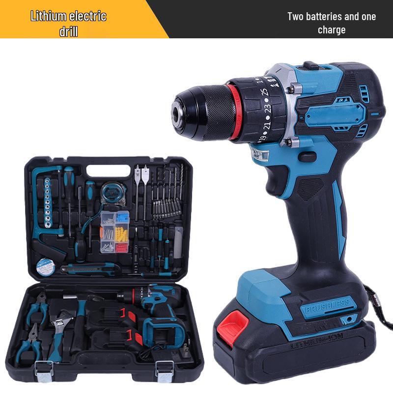 Brushless Lithium Electric Drill & Screwdriver Combo