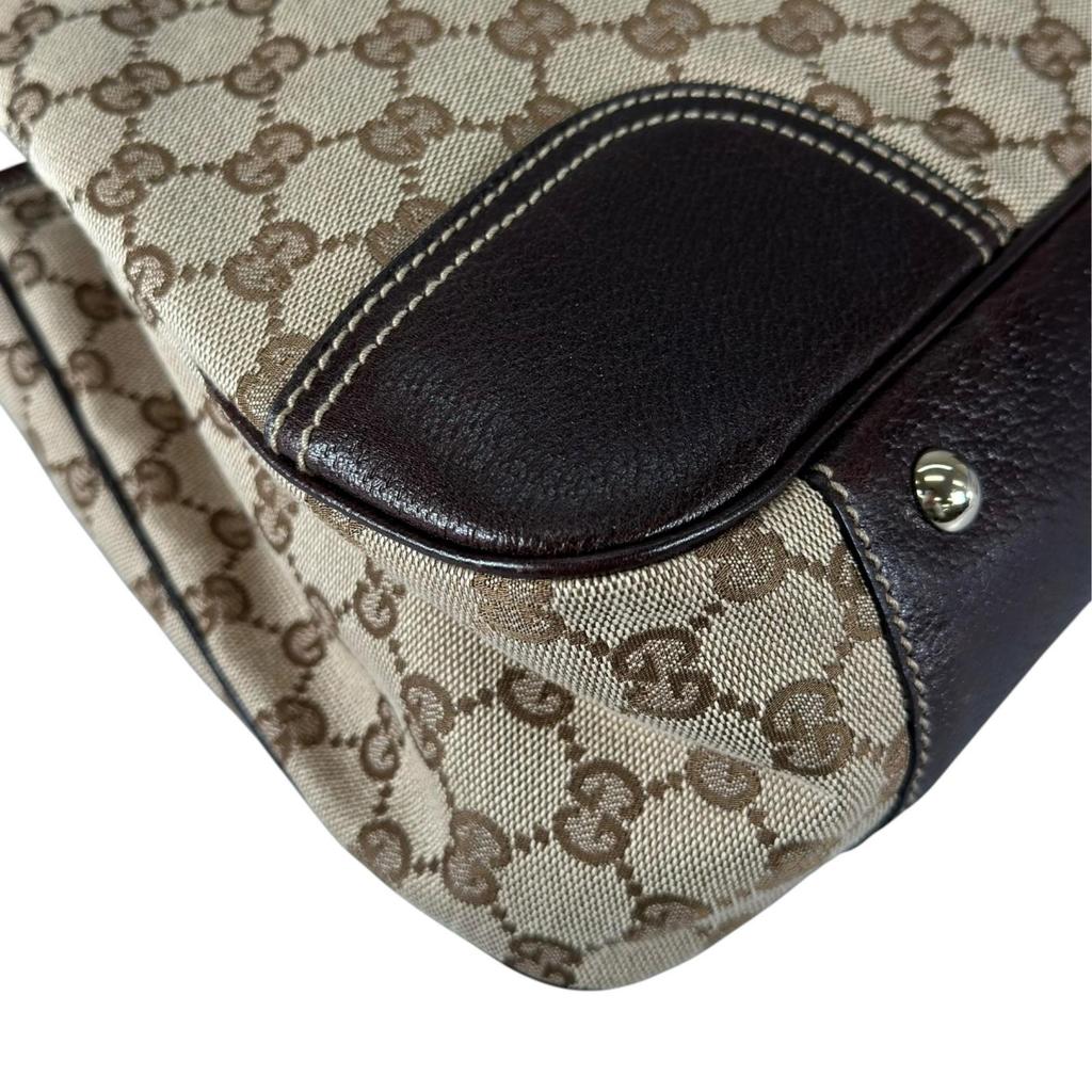 GUCCI Sherry Line Princess 163805 Tote Bag beige Women used